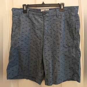 Steel & Jelly Blue Mens Shorts 🚲 Bicycle pattern!
